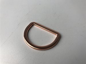 D-ring "rosaguld"  35 mm